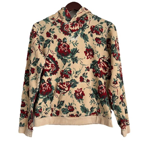 KITH Kids Floral All Over Print Hoodie Size 12
